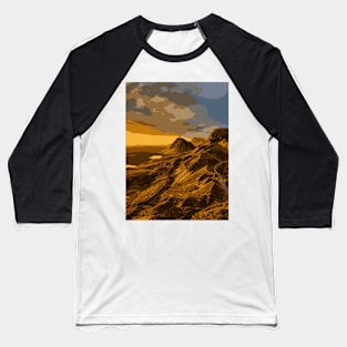 Brown Mountain - Landscape Baseball T-Shirt